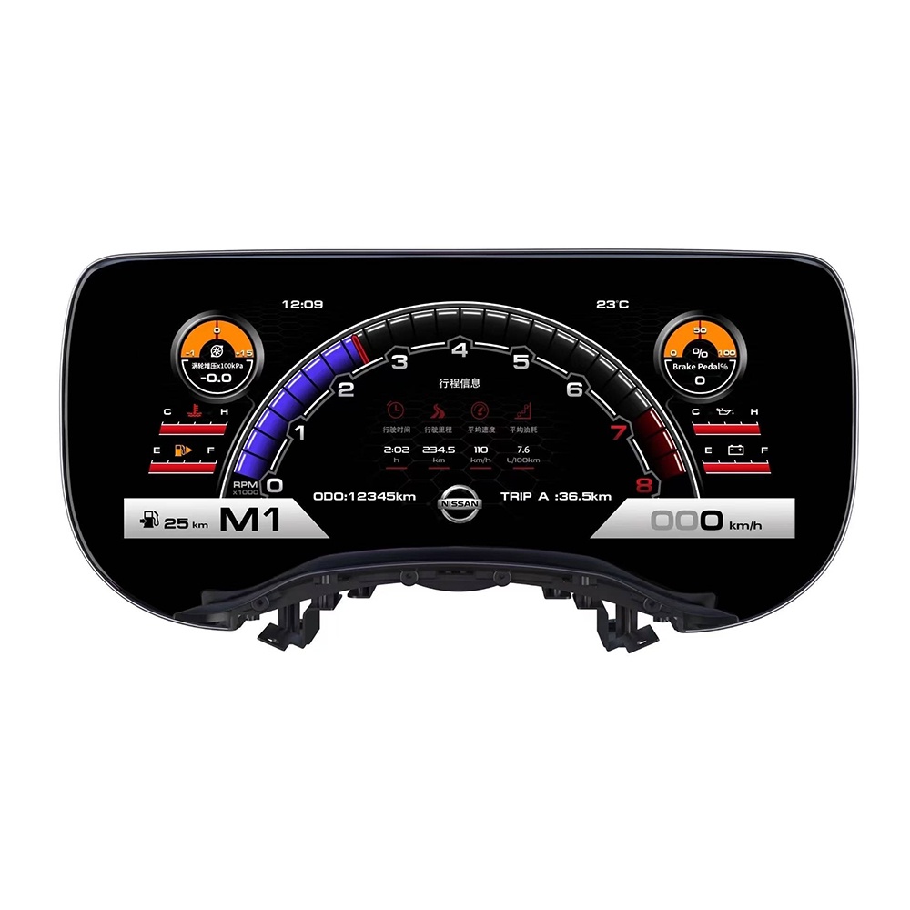 LCD Instrument Cluster for Nissan 350Z Z33 2003-2009