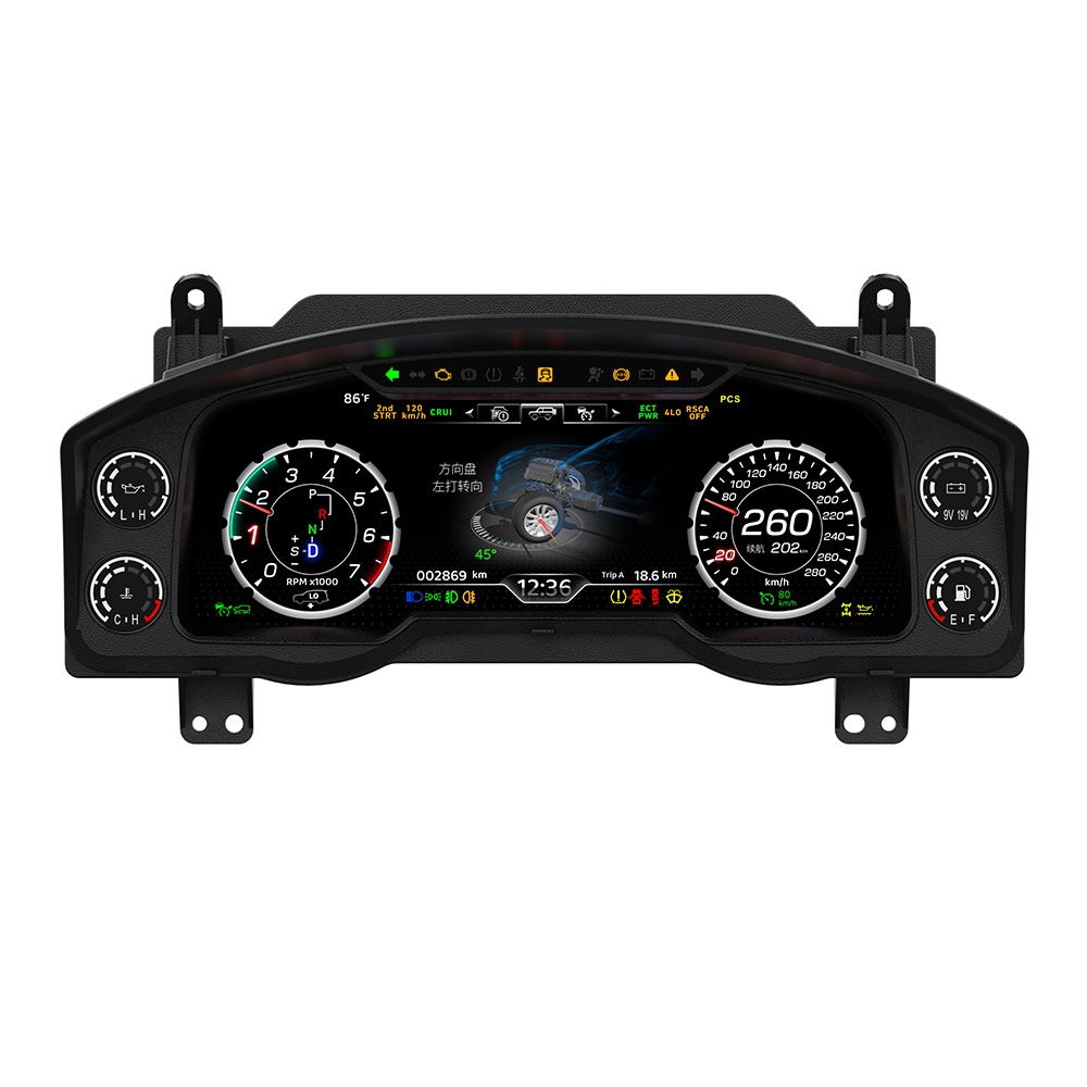 LCD Instrument Cluster for Toyota Land Cruiser LC200 2008-2021 LCD Instrument Cluster for Toyota Land Cruiser LC200 2008-2021