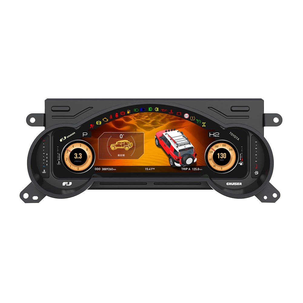 LCD Instrument Cluster for Toyota Land Cruiser FJ 2007-2021 LCD Instrument Cluster for Toyota Land Cruiser FJ 2007-2021