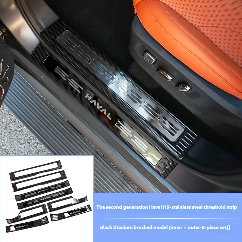 Stainless steel threshold strips