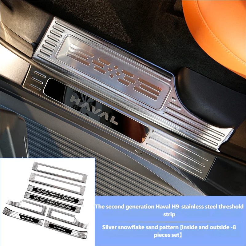 Stainless steel threshold strips