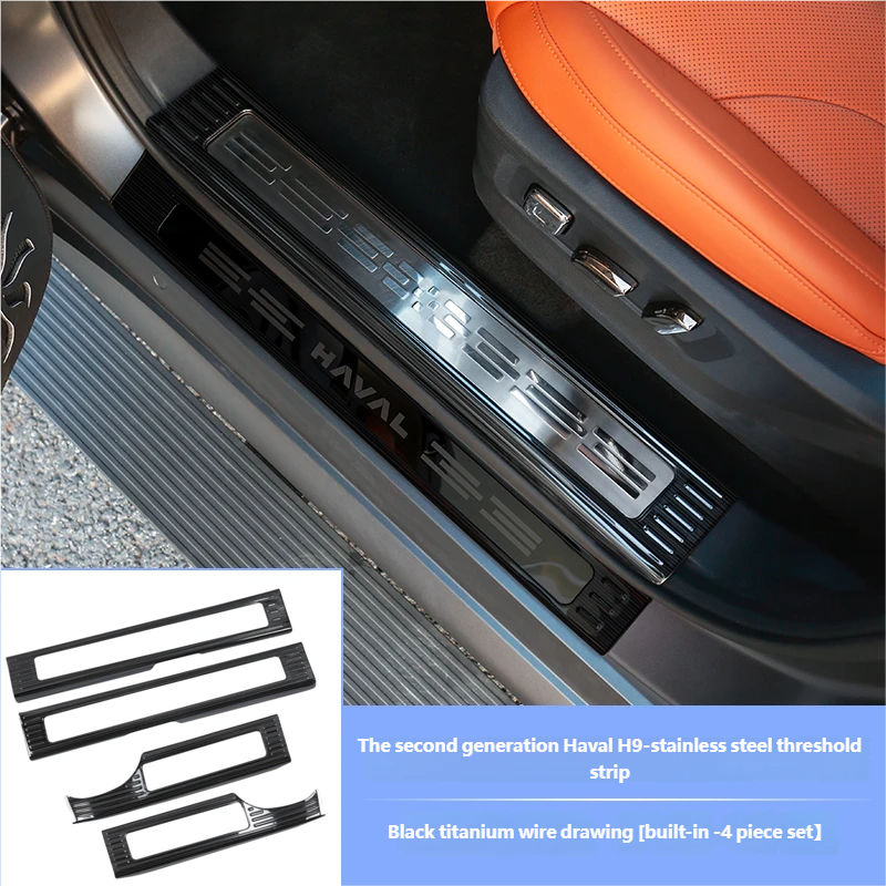 Stainless steel threshold strips