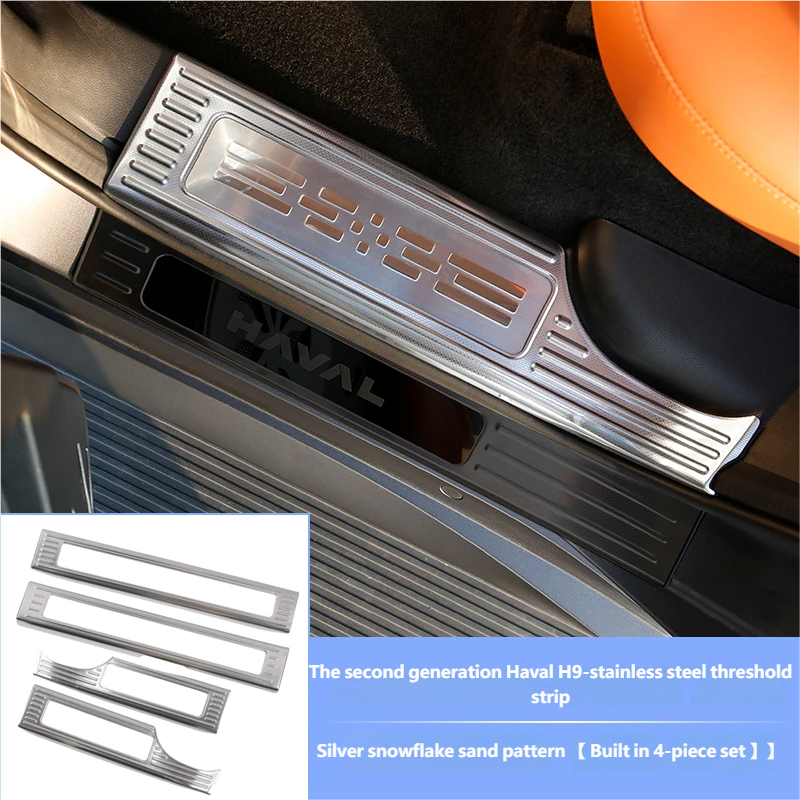 Stainless steel threshold strips