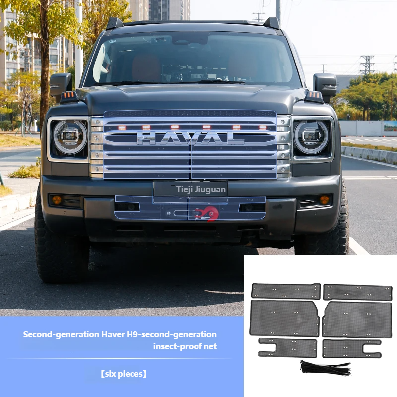 Luminous vehicle logo + Darkened front grille