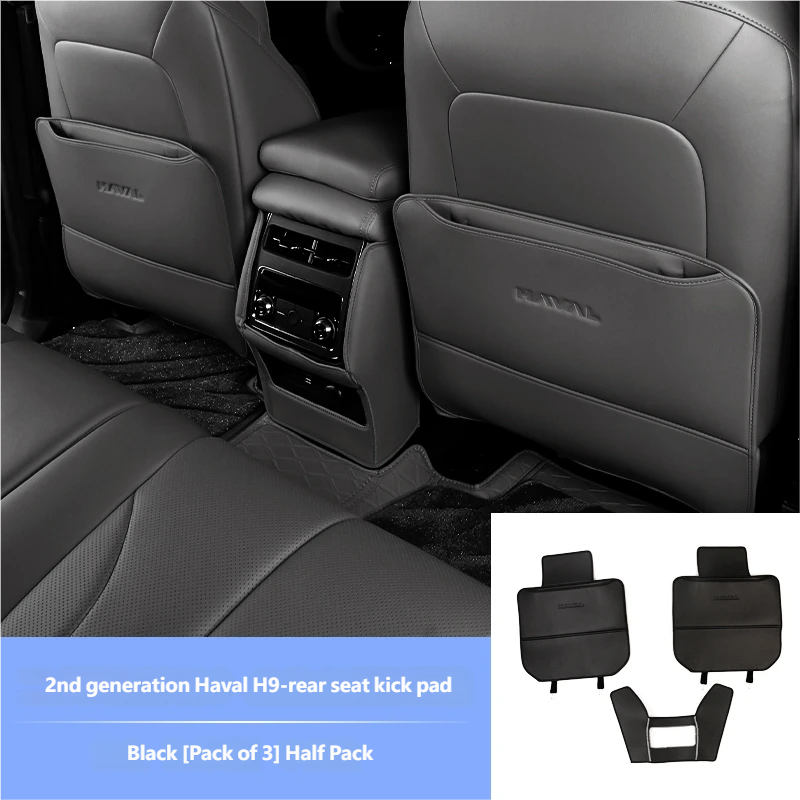 Anti-kick pad at the rear exhaust outlet