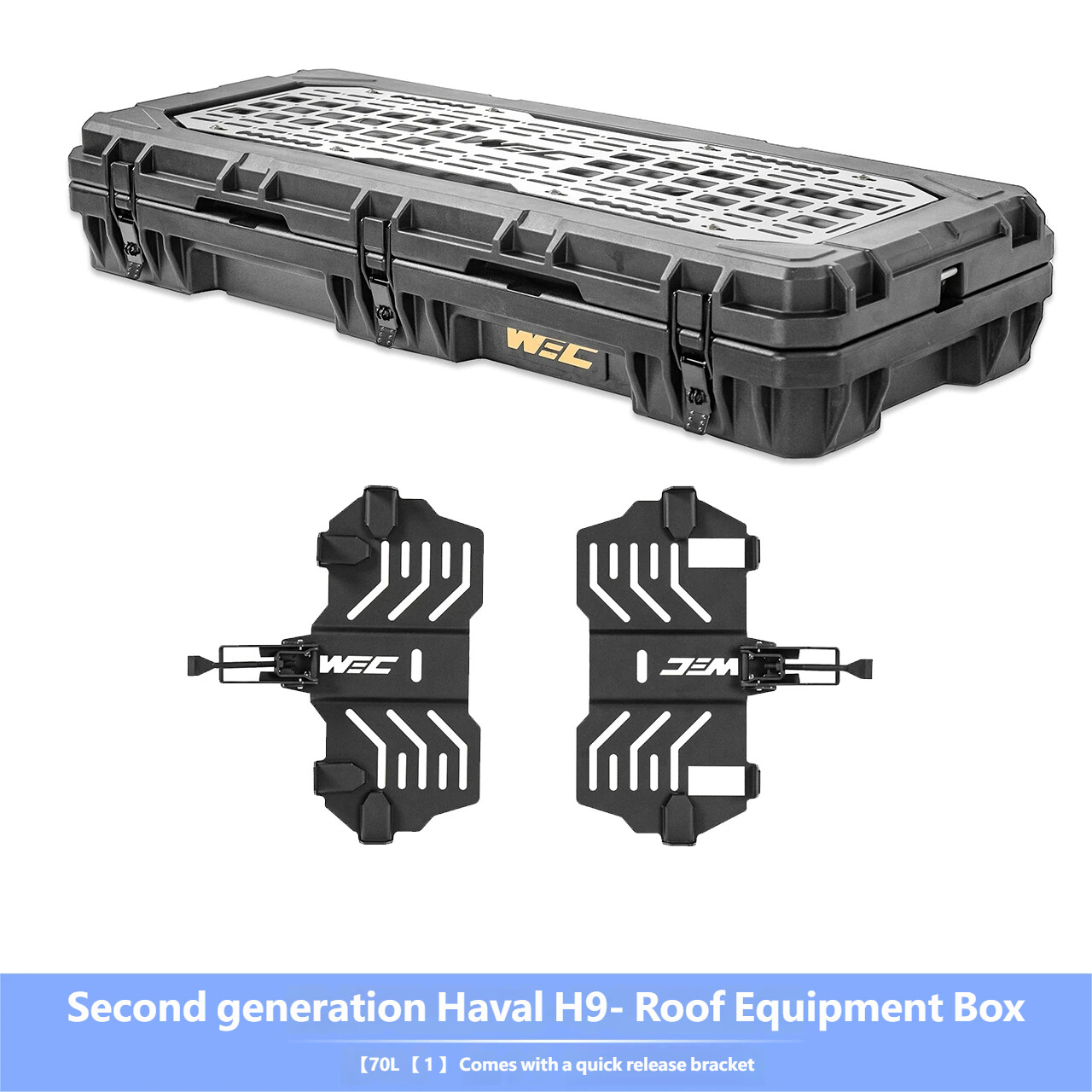 Roof luggage compartment