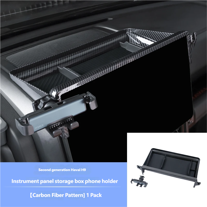 Dashboard storage phone holder