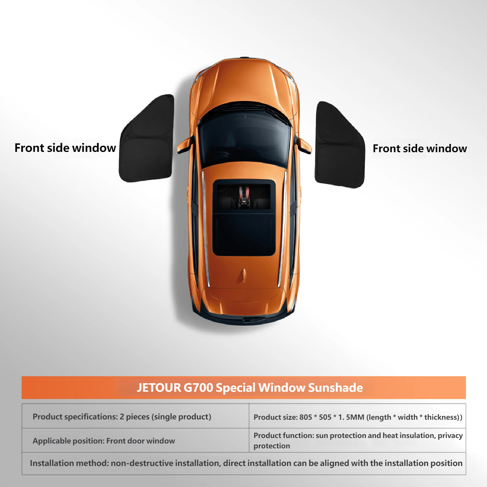 Folding Windshield Sunshade