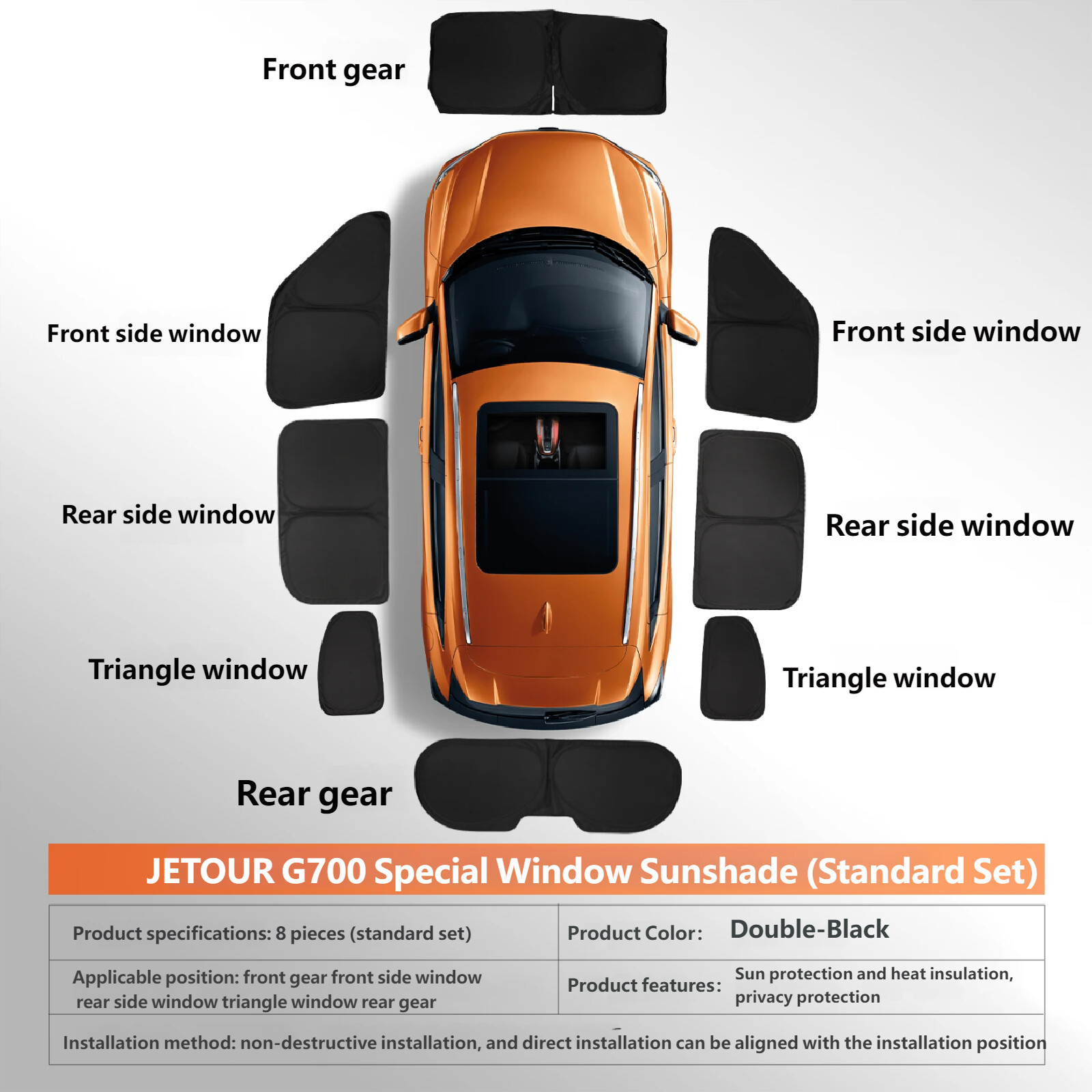 Folding Windshield Sunshade