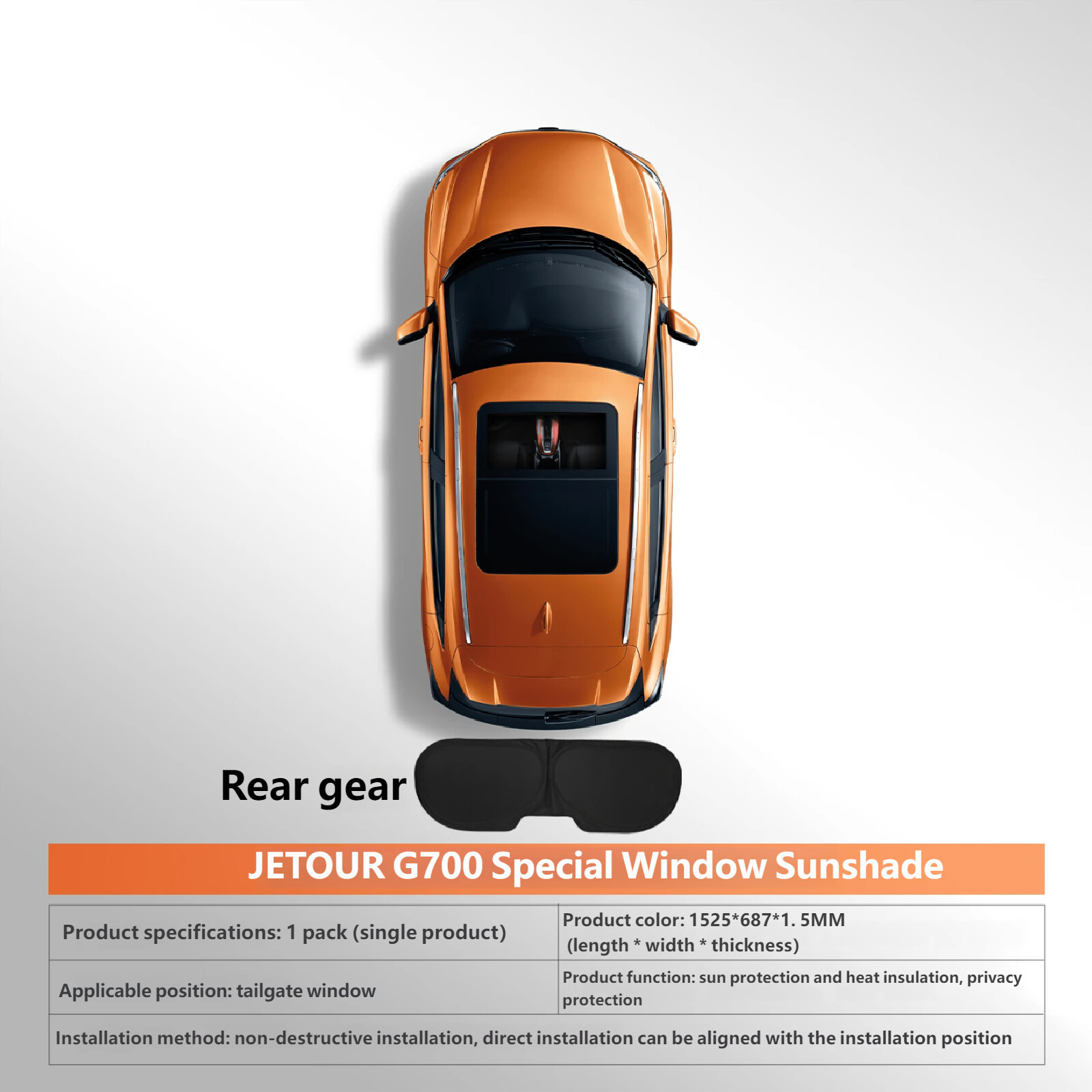 Folding Windshield Sunshade