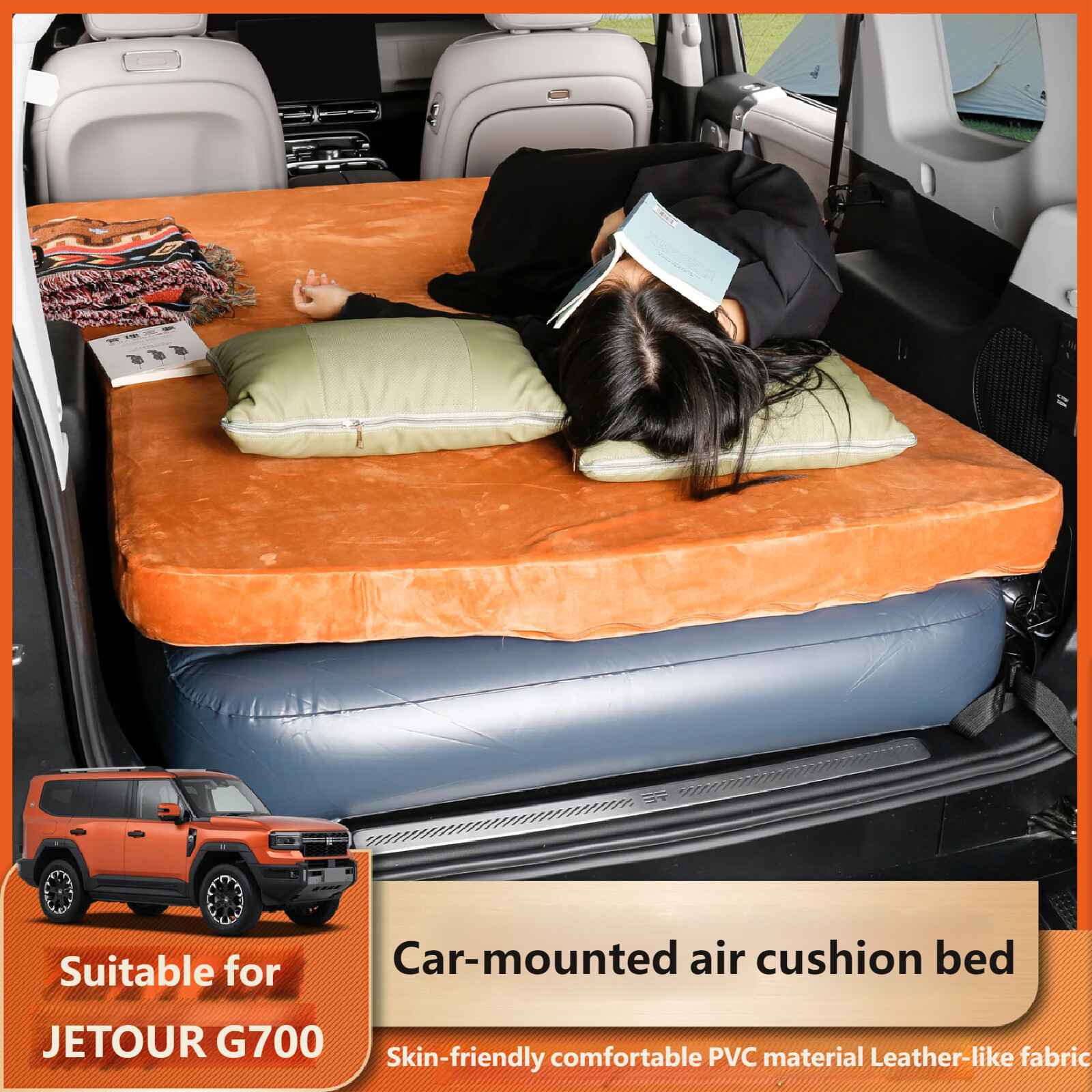 Car-mounted air cushion bed