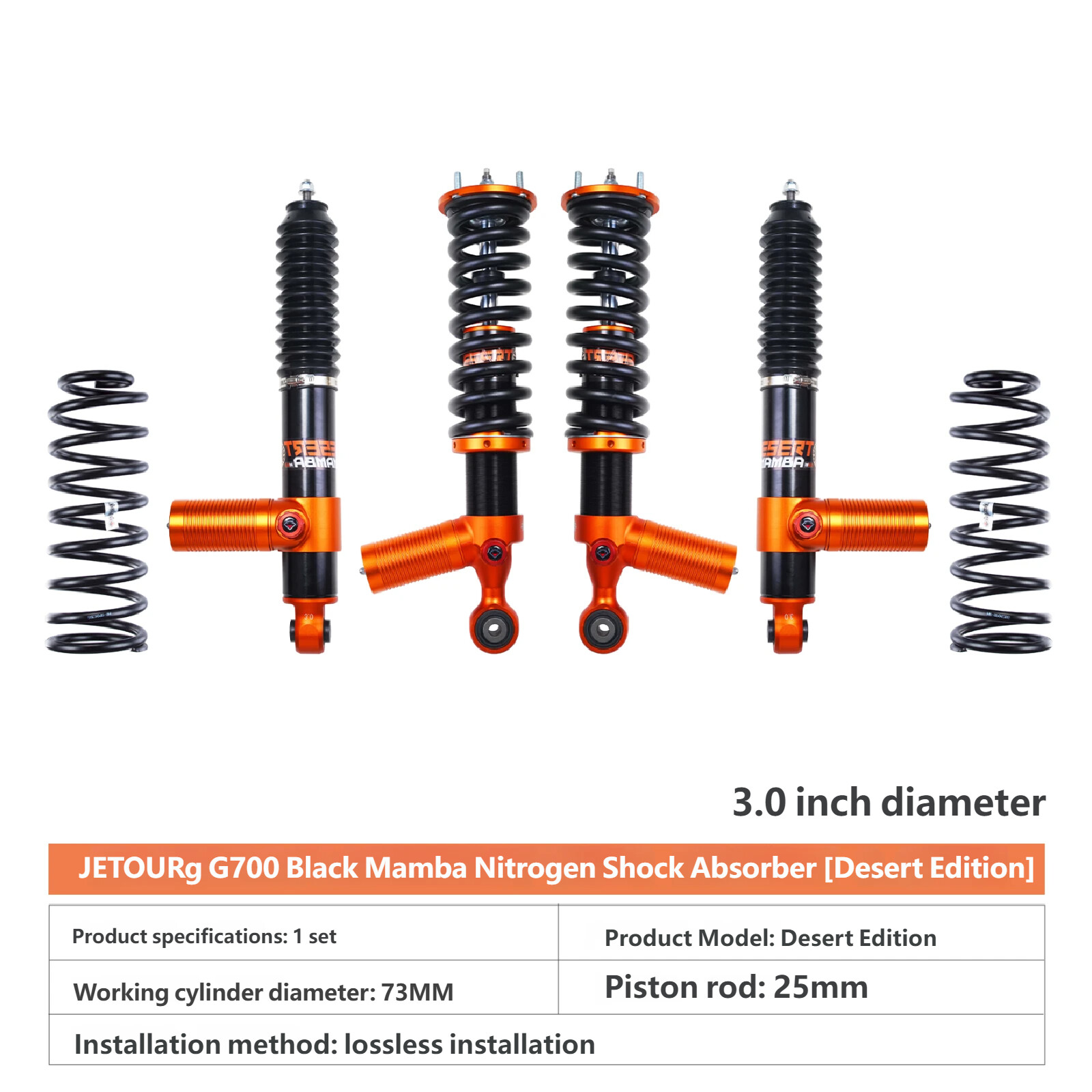 Black Mamba Nitrogen Shock Absorber