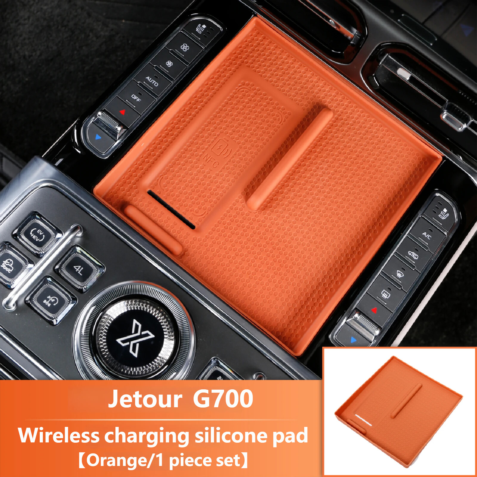 Wireless charging silicone pad