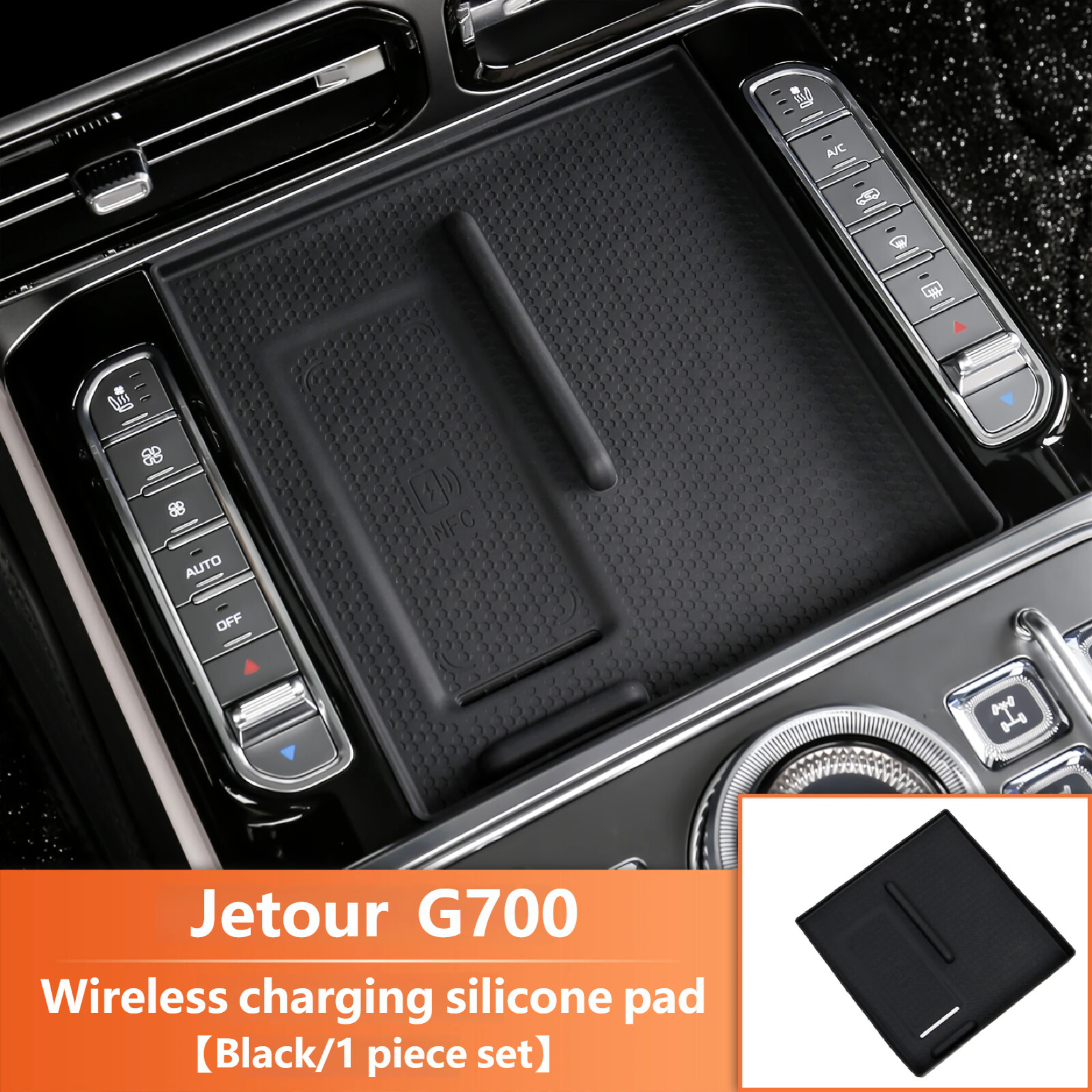 Wireless charging silicone pad