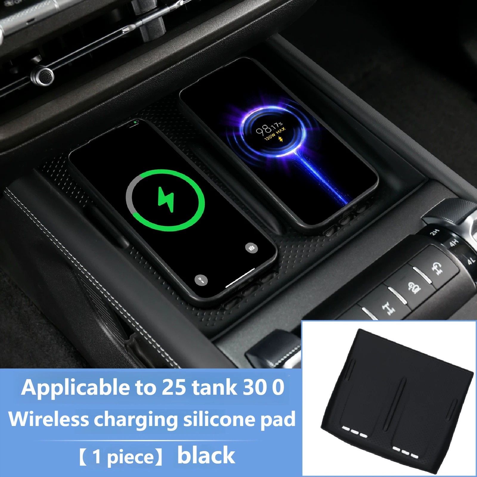 Wireless charging silicone pad