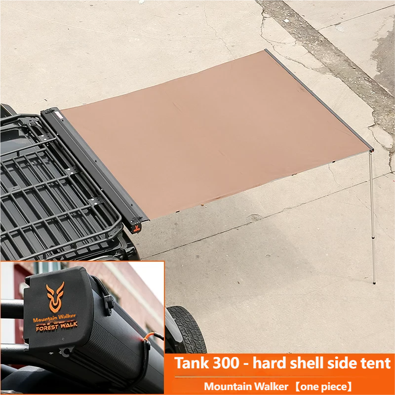 Hard shell side tent