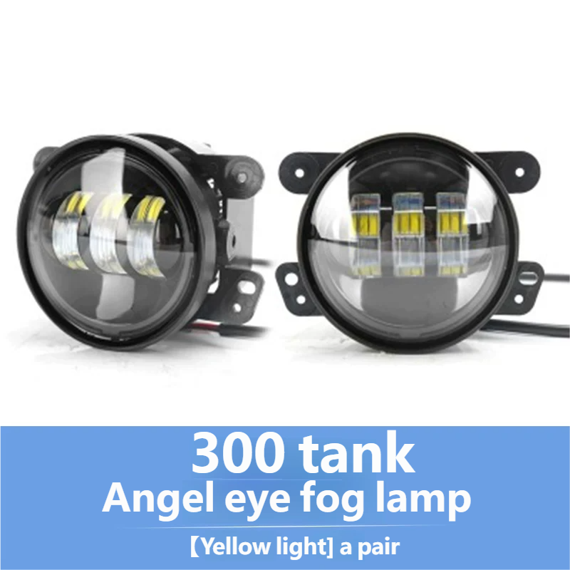Black King Kong Kit Front bumper Angel eye fog lamp