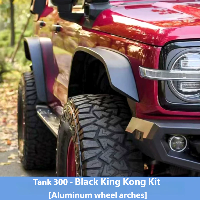 Black King Kong Kit Aluminum wheel arches