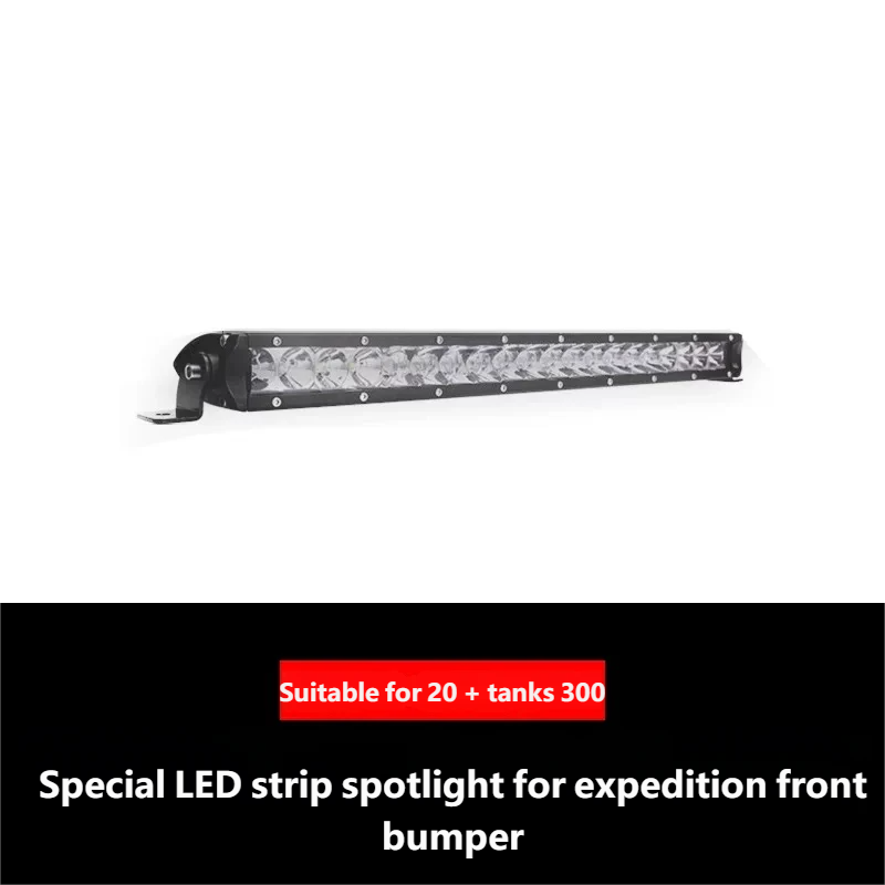Special LED strip spotlight for expedition front bumper