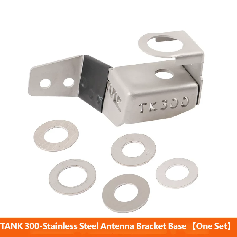 Stainless steel antenna bracket base.