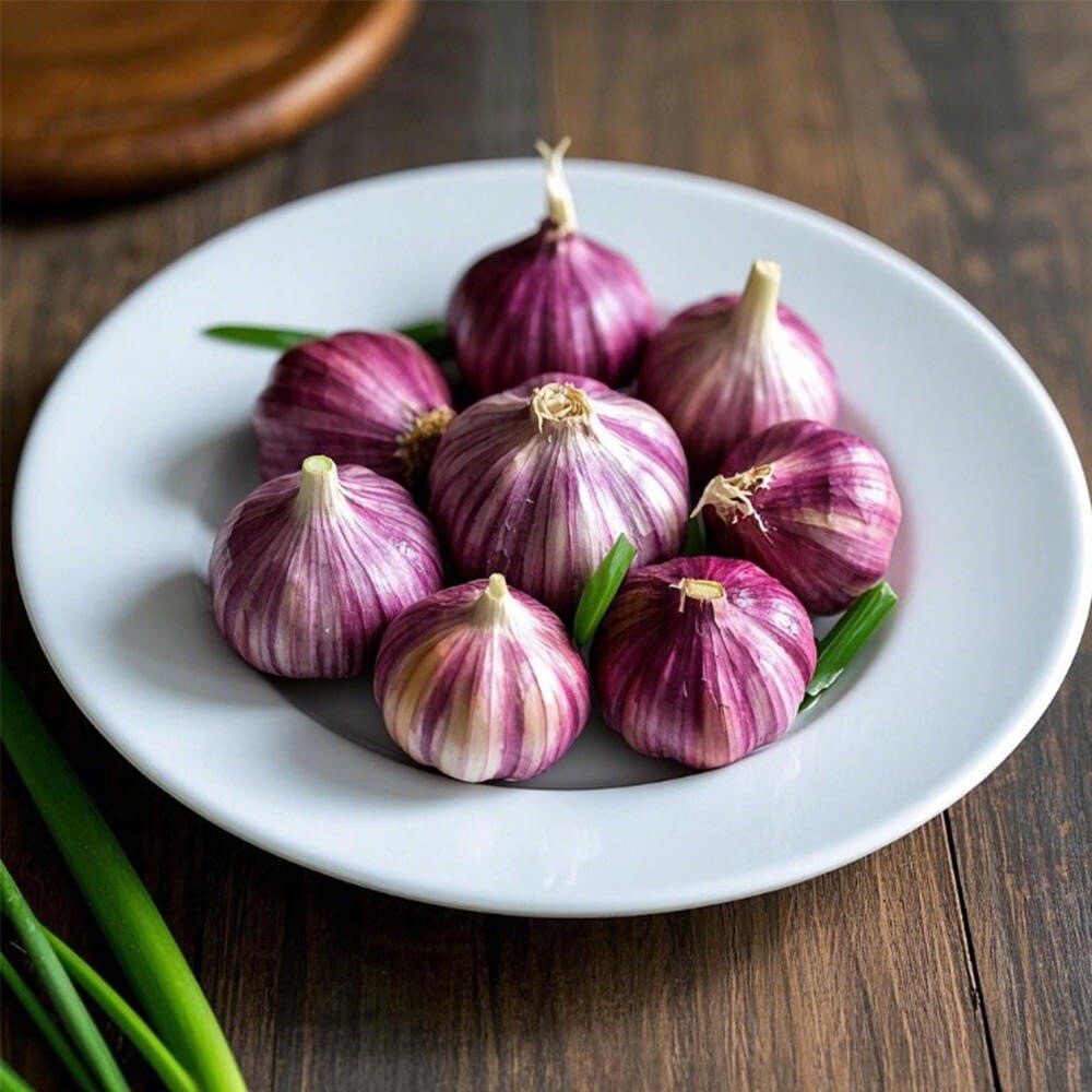 Органический свежий чеснок нового урожая