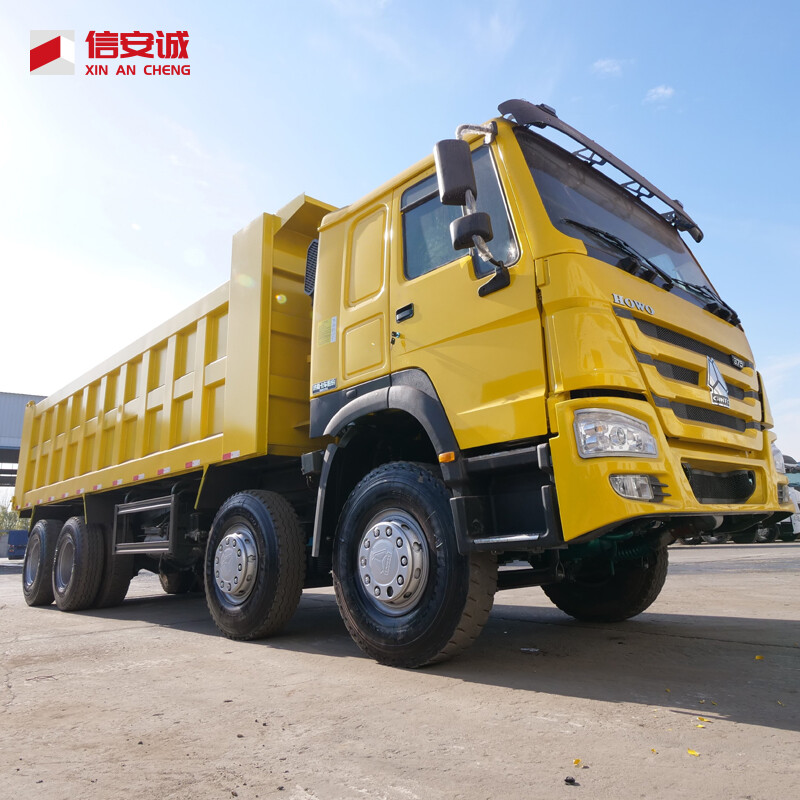 SINOTRUK HOWO 375HP 8x4 12 wheels Dump Truck Loading 50 tons Dump Truck