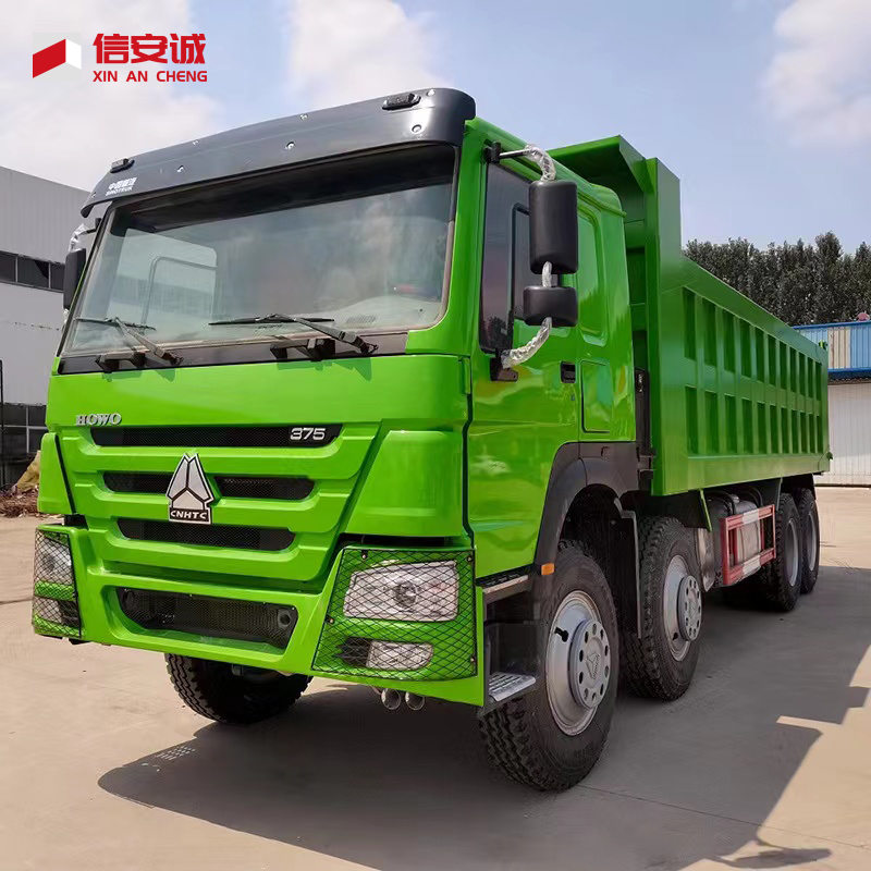 SINOTRUK HOWO 375HP 8x4 12 wheels Dump Truck Loading 50 tons Dump Truck
