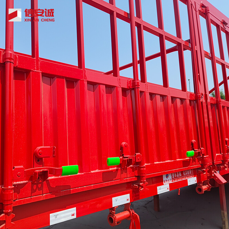 3 Axles Fence Flatbed Trailer