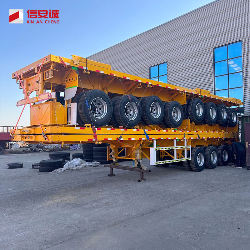 70ton 4 Axle Flatbed Trailer