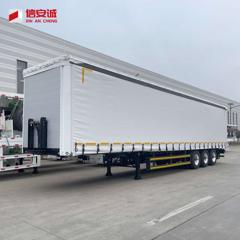 3 Axle Side Curtain Semi Trailer