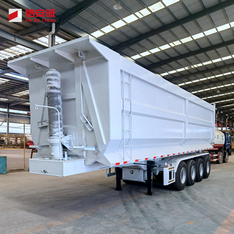 3 Axles 80 Tons U Shape Tipper Trailer Semi Trailer