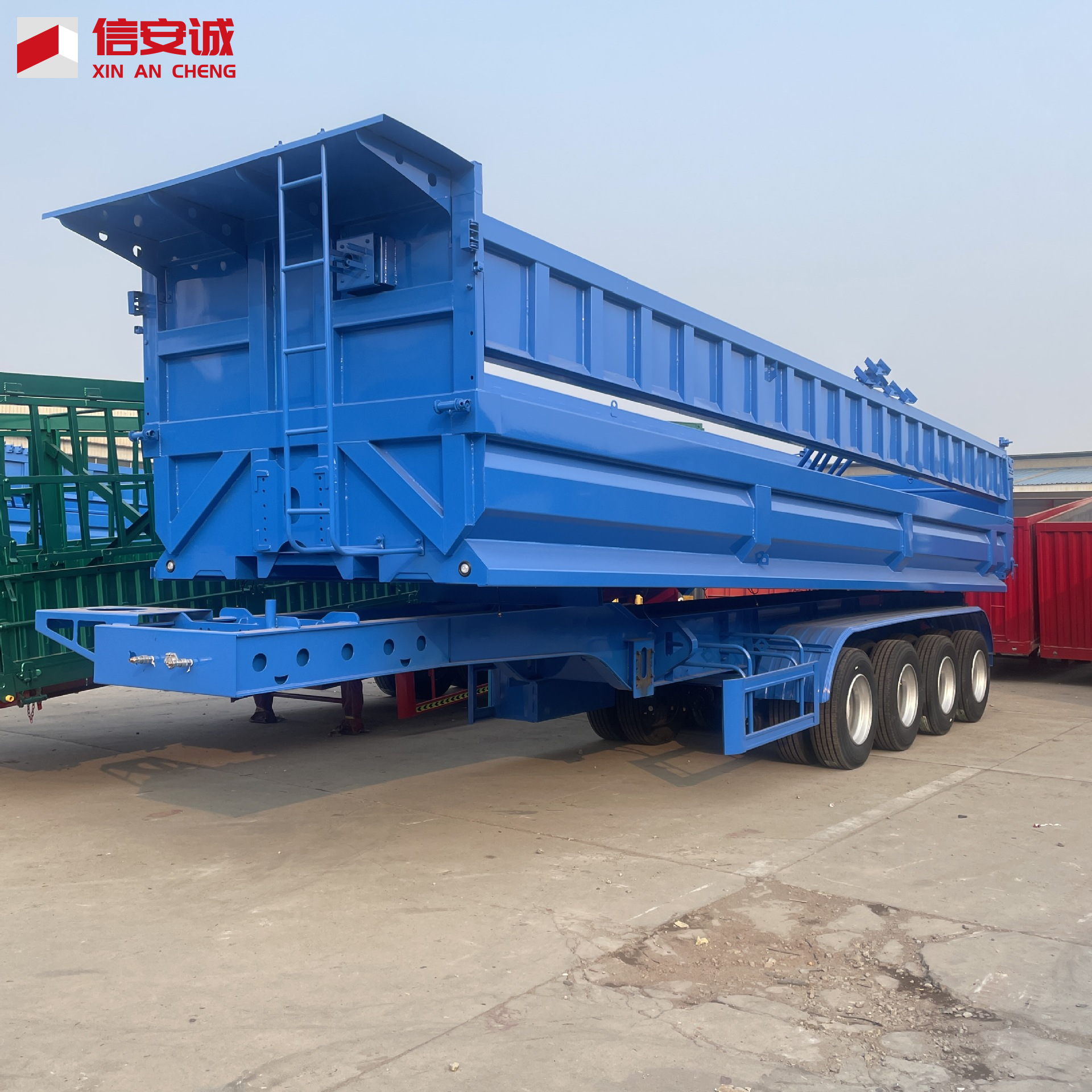 4 Axle U Shape Tipper Trailer