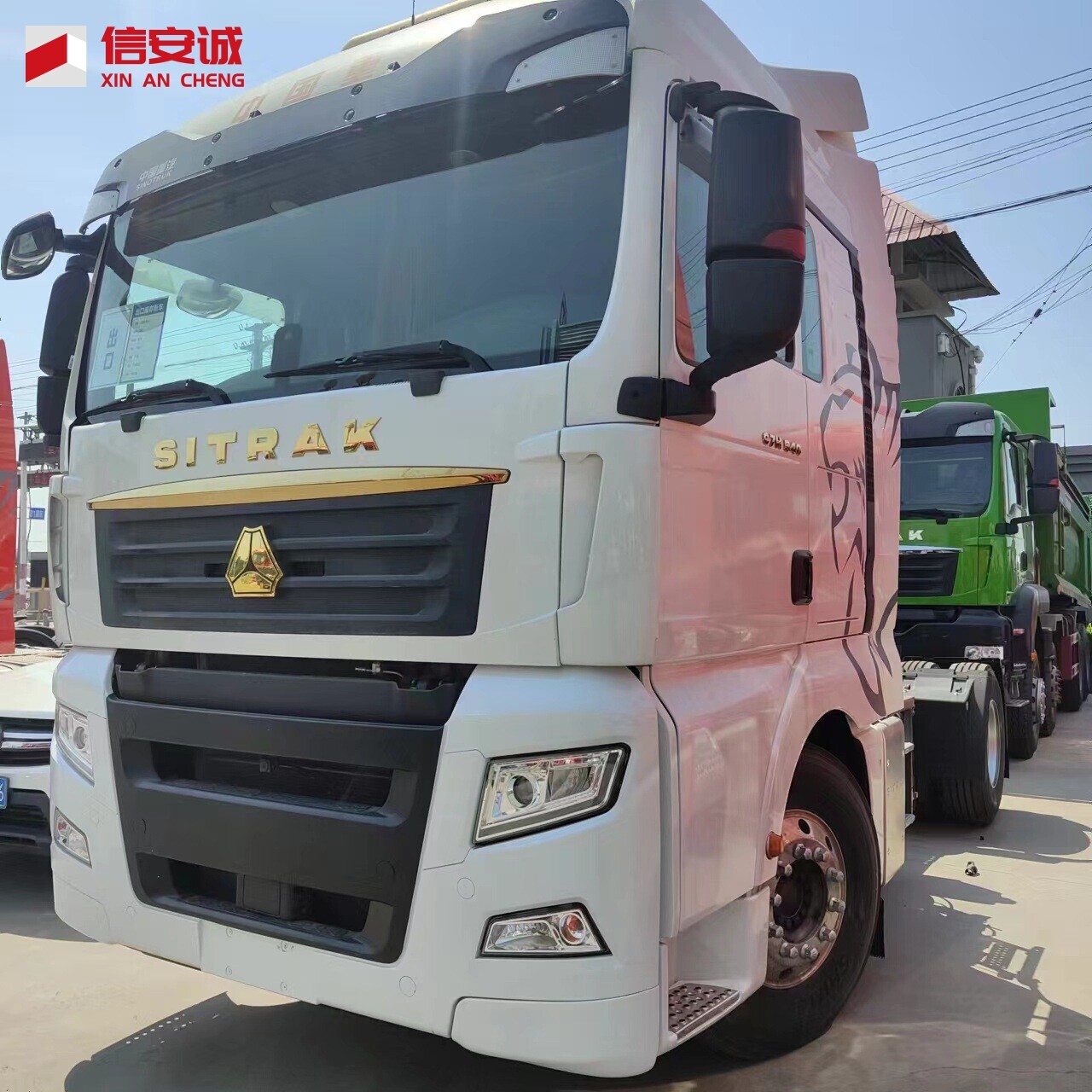 Used Sinotruk C7H heavy truck 540 HP 6X4 Automatic Tractor for Sale
