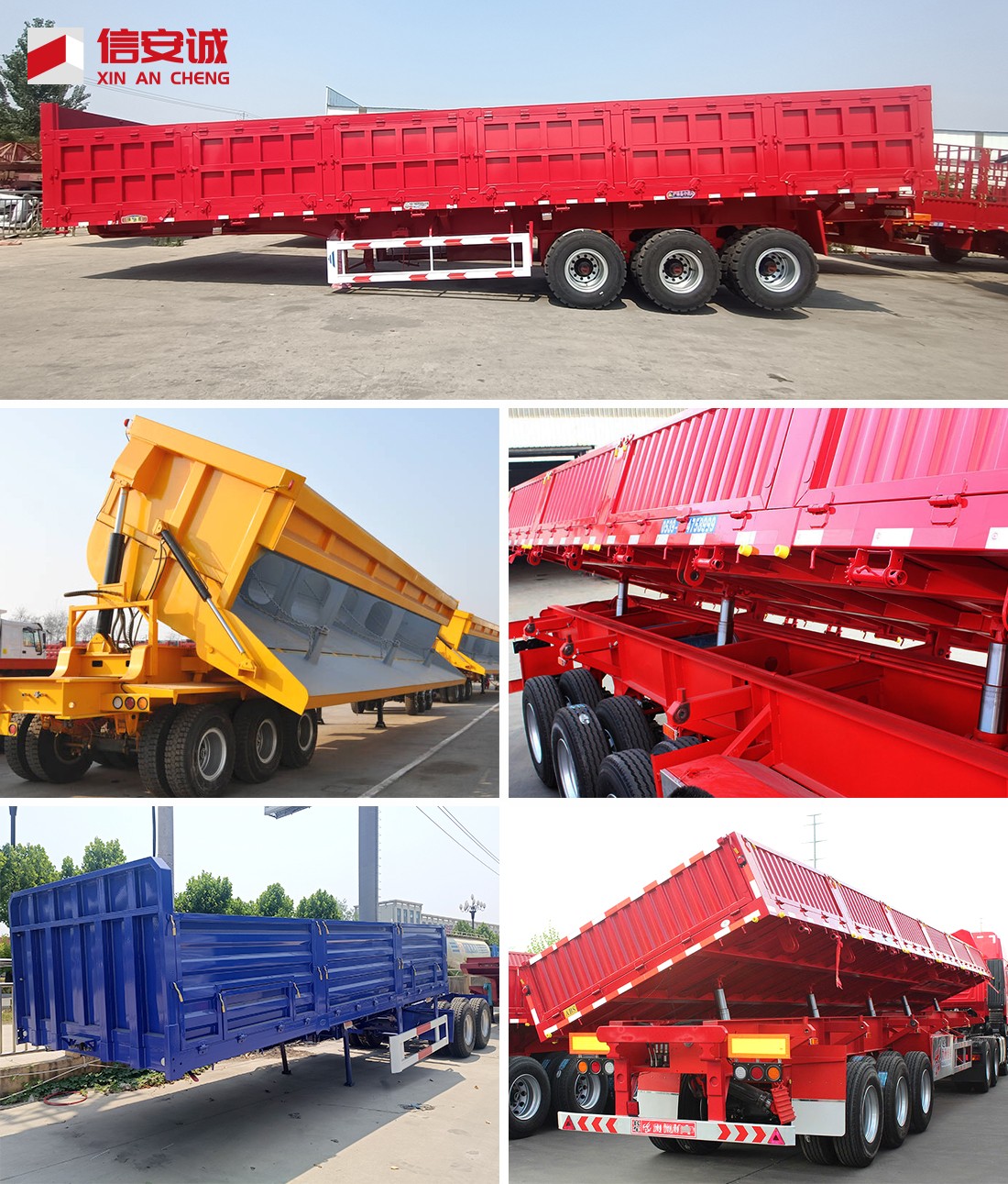 60 Ton Side Tipper Semi Trailer