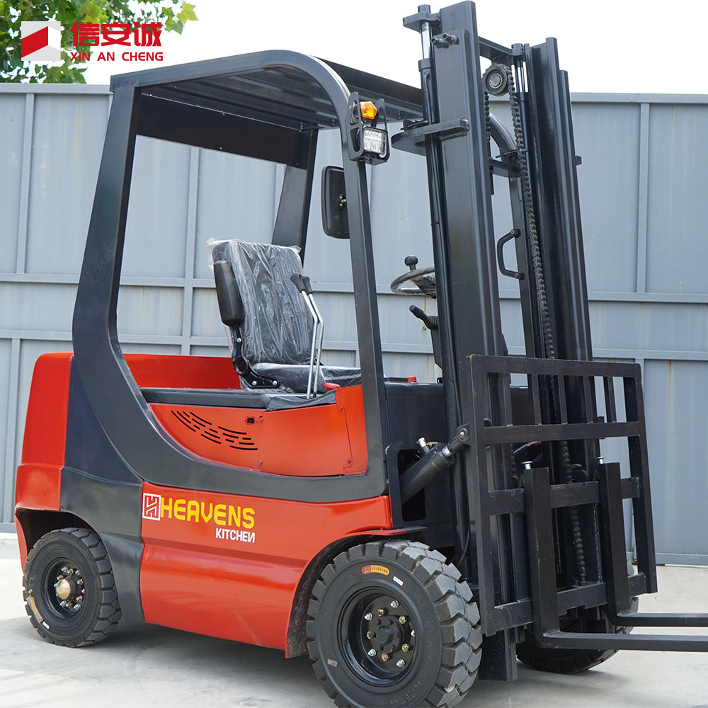 Electric forklift, four-wheel electric forklift