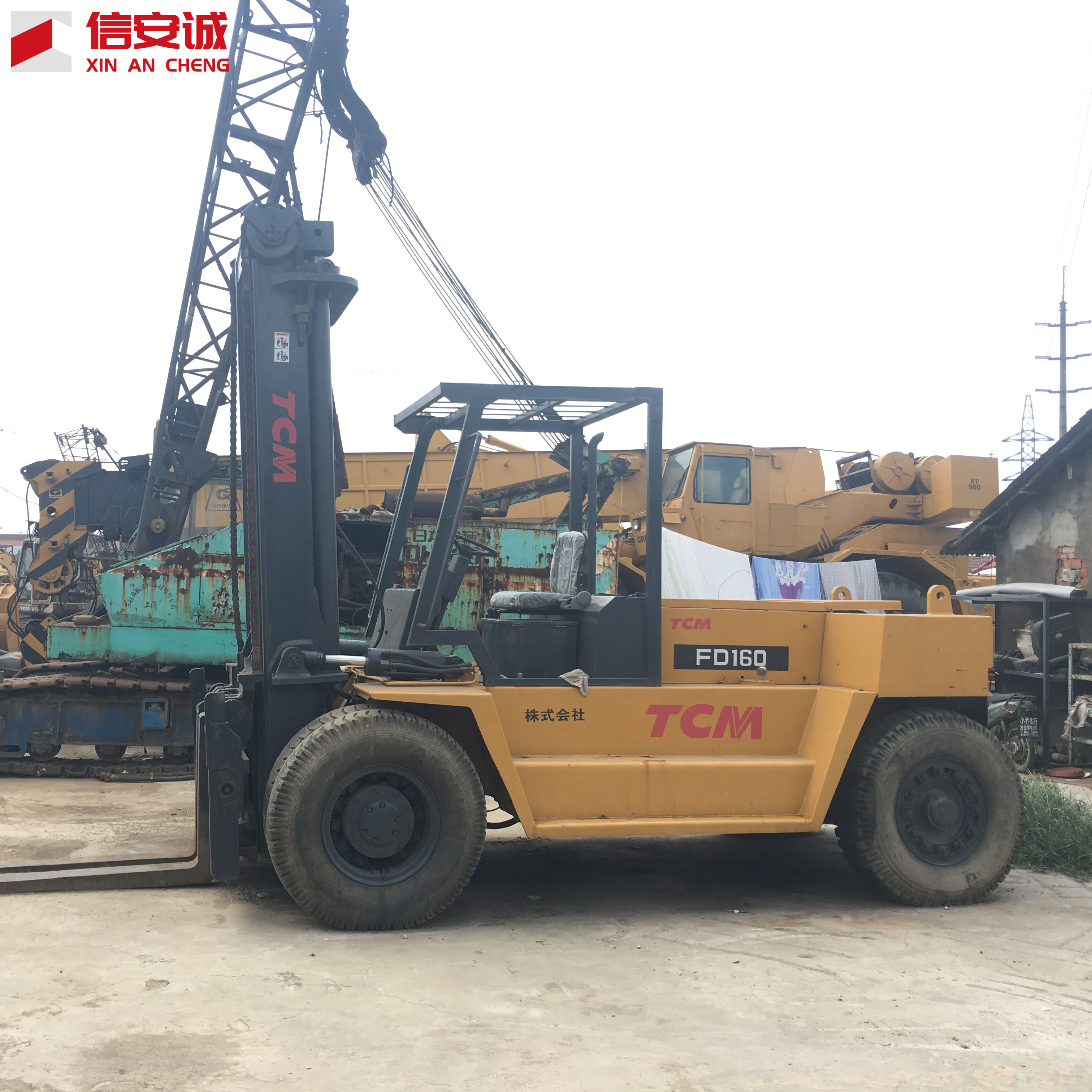 16-ton used forklift