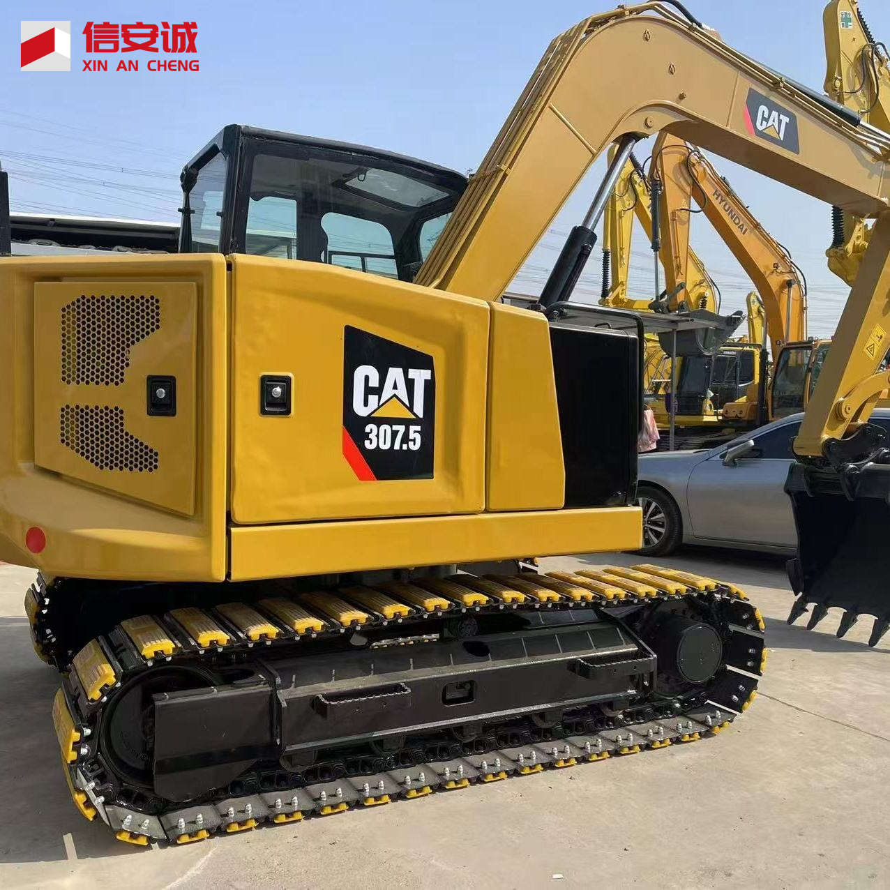 Used Caterpillar 320BL tracked excavator