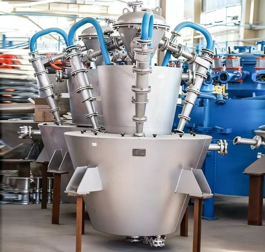 脱硫旋流器(Working Principle of Heavy Medium Cyclone)