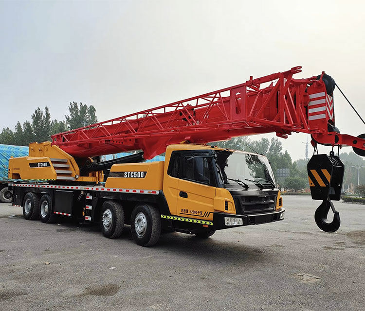 50 tons of second-hand hydraulic telescopic boom crane in 95% new condition