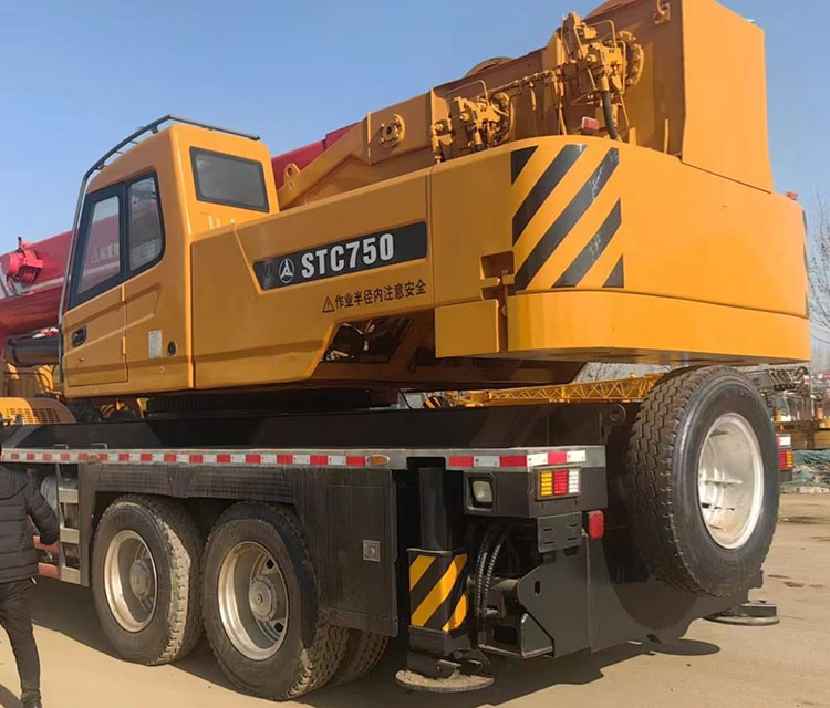 High Performance STC750 Hydraul Crane Truck 75 Ton Mobile Crane