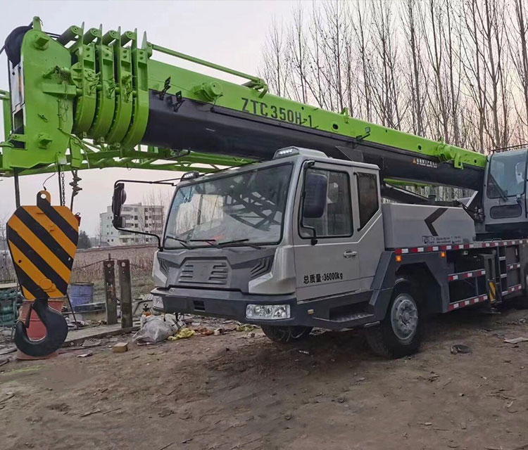 2016 Years Second Hand Wheel Crane 35 Ton Hydraulic Crane Truck 