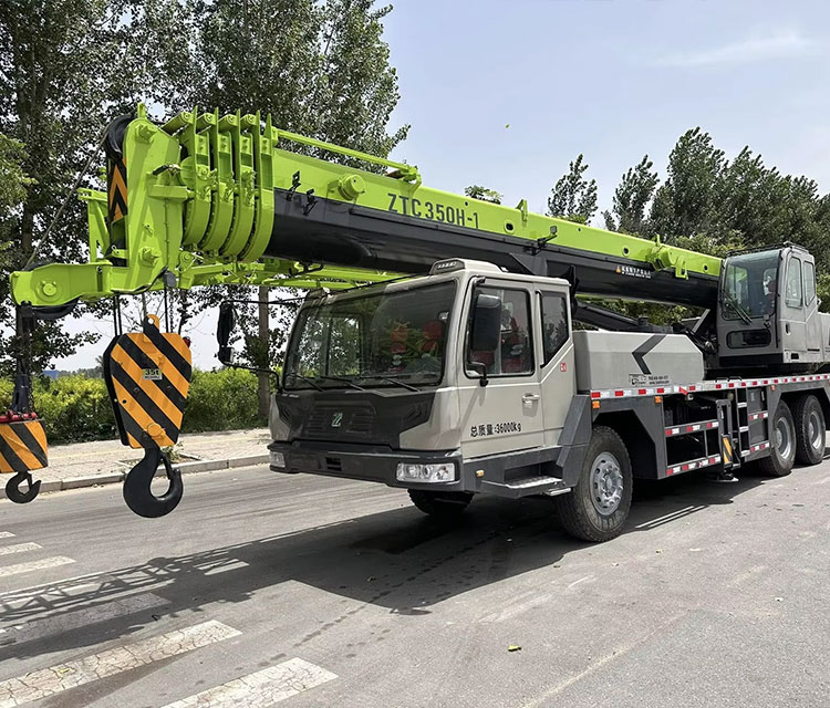 2016 Years Second Hand Wheel Crane 35 Ton Hydraulic Crane Truck 