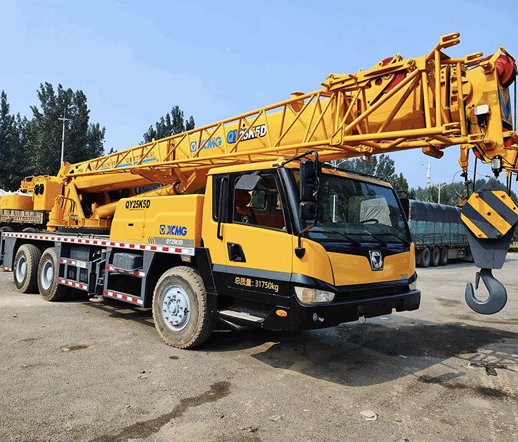 Second-hand for QY25K 25t Telescopic Straight Boom Crane