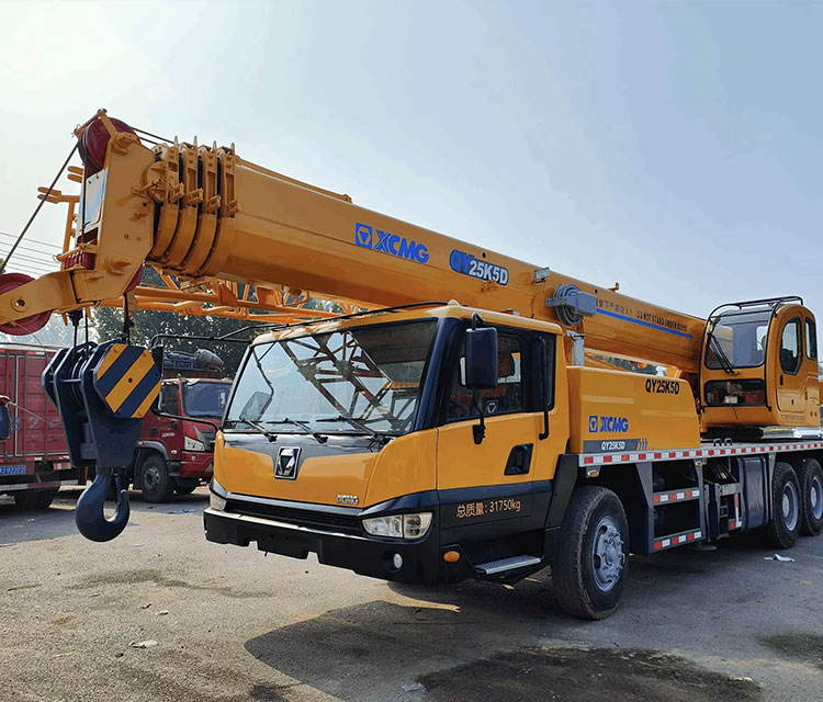 Second-hand for QY25K 25t Telescopic Straight Boom Crane