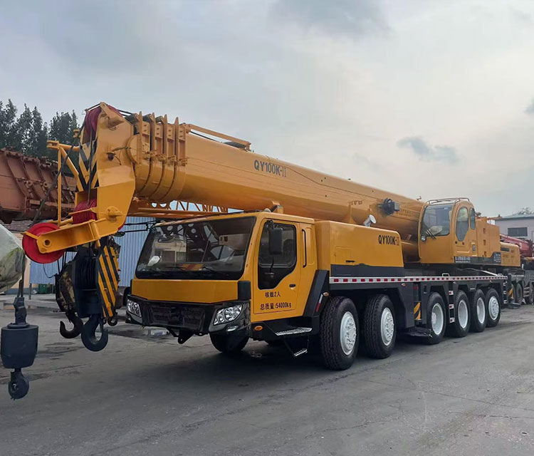 Second-hand low-price wheeled car crane QY100K-2