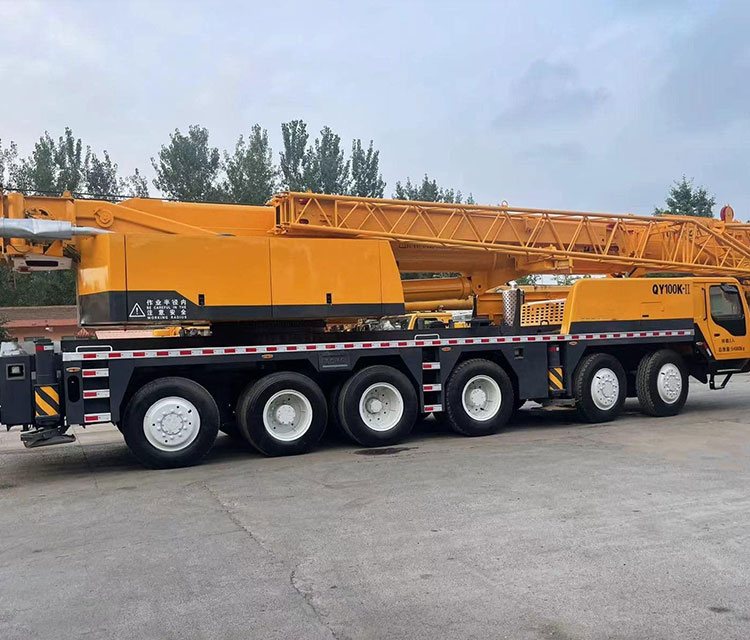 Second-hand low-price wheeled car crane QY100K-2