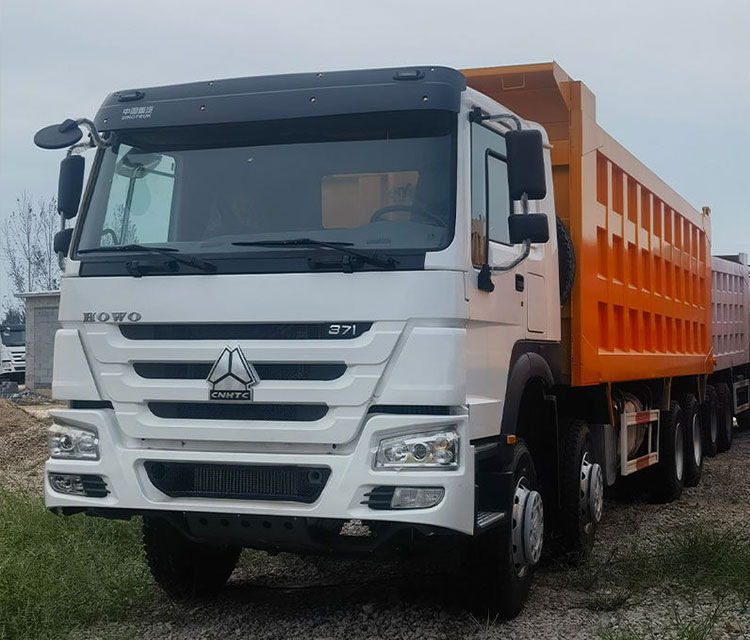 Six-Cylinder Used Howo 8x4 Dump Truck 12 Wheels Truck