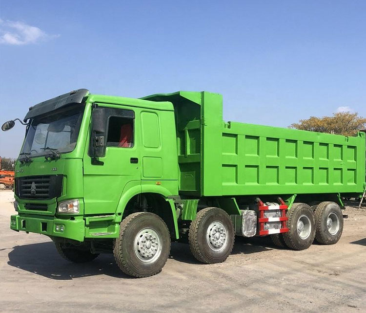 Howo Euro Standard 2 Steering Dump Truck, Used Heavy-Duty Mining Truck
