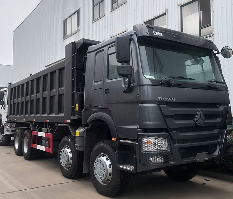 Howo Euro Standard 2 Steering Dump Truck, Used Heavy-Duty Mining Truck