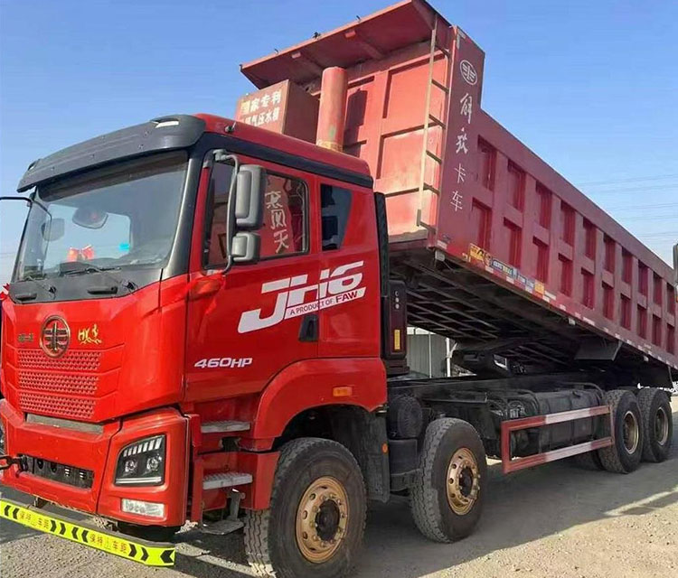 FAW JH6 Second Hand 8x4 Heavy Dump Truck Diesel